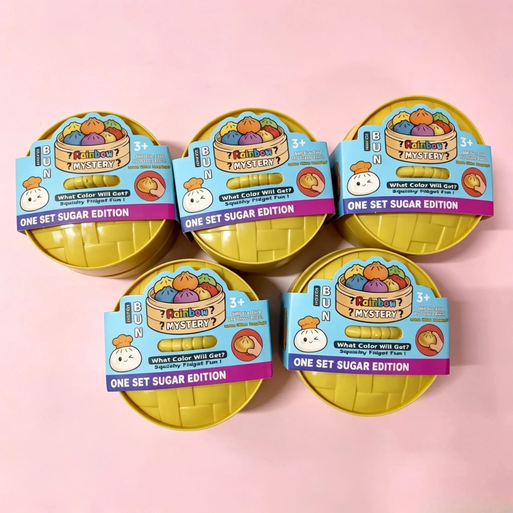 Juguete antiestrés de presión con forma de dumpling, bonito y colorido, de levantamiento lento, para niños y adultos, regalo ant