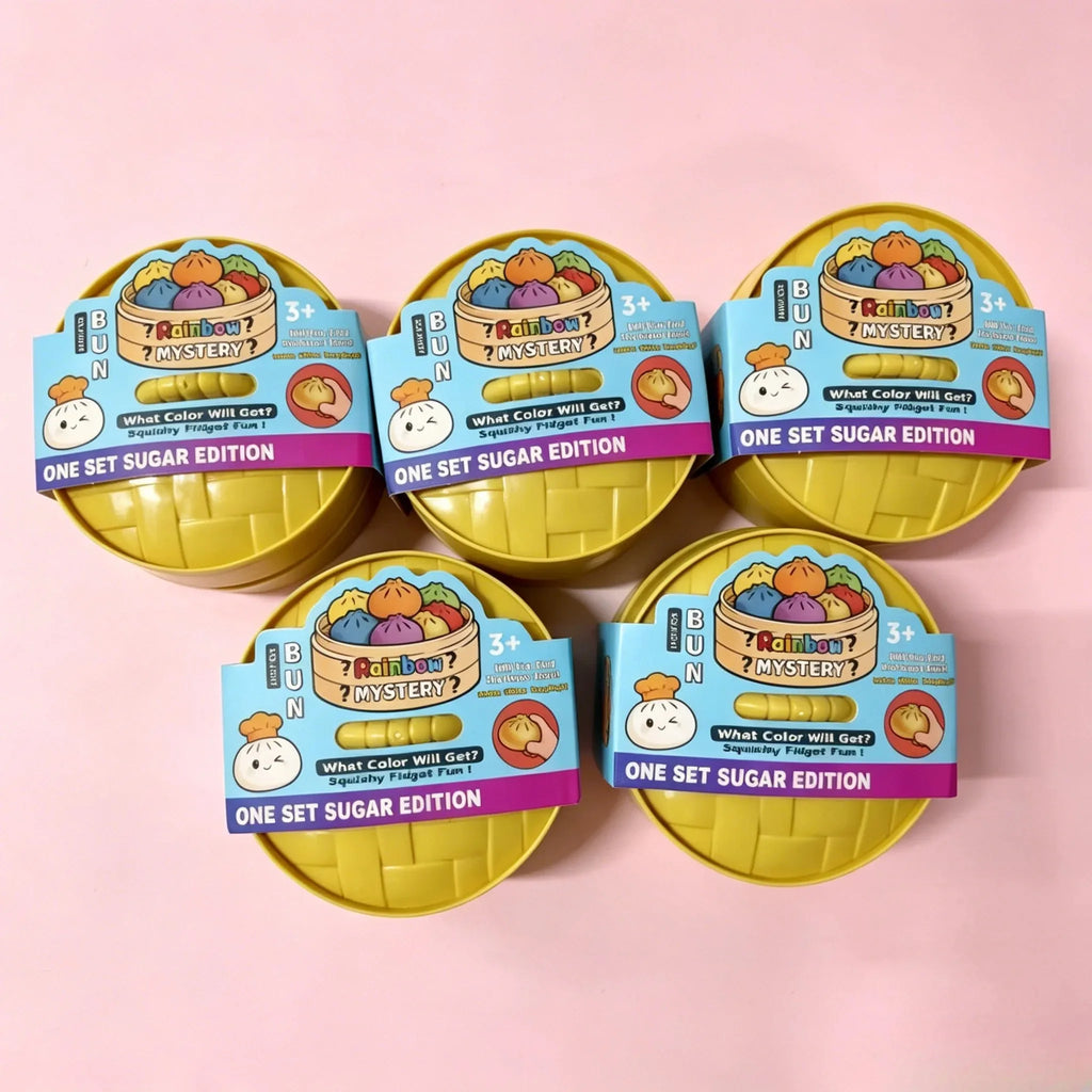 Juguete antiestrés de presión con forma de dumpling, bonito y colorido, de levantamiento lento, para niños y adultos, regalo ant