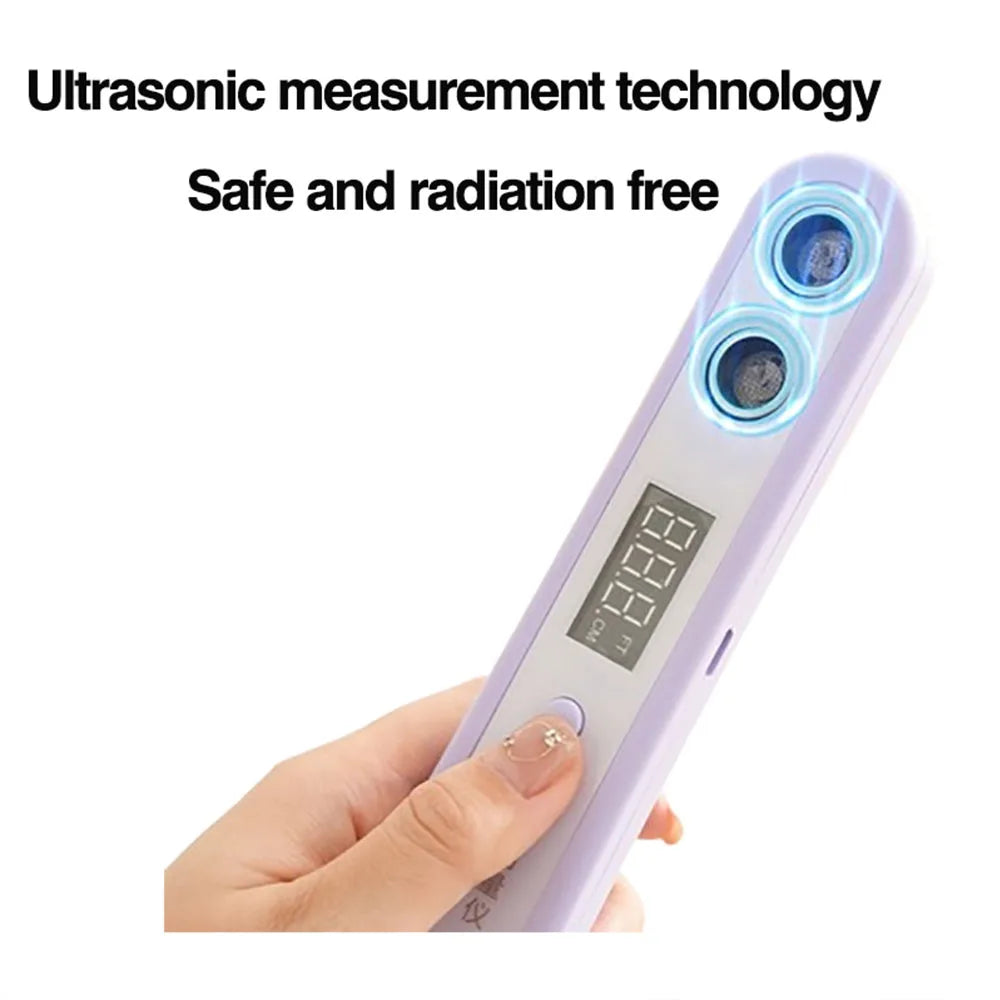 Ultrasonic Height Measurement Ruler LED Digital Accuracy Stadiometer Device Portable Height Measuring Tool for Adult Kids