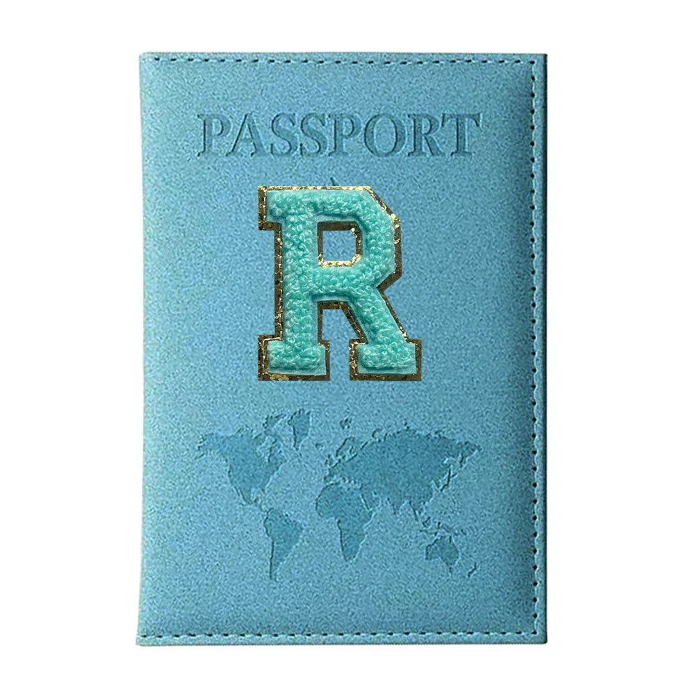Passports Case Passport Covers Unisex Travelneedments Grren Letter Series Passport Holder Travel Passport Protective Cover