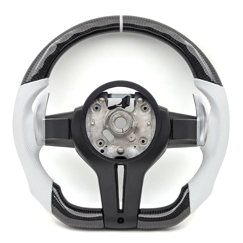 Car Sports Steering Wheel Carbon Fiber for BMW F10 F15 F22 F30 F32 M3 F80 M4 F82 M2 F87 M5 F90 E90 E92 X1 X2 Car Accessories