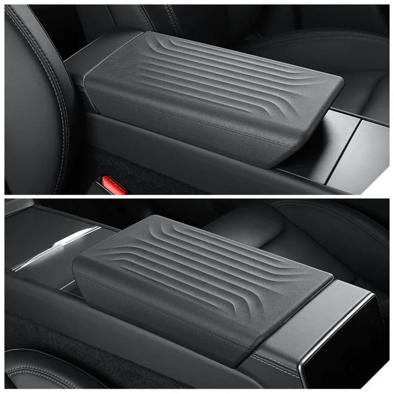 for New Tesla Model Y Juniper 2025 Interior Accessories Center Console Cup Holder Glasses Tray Armrest Box Protect Cover MY 2026
