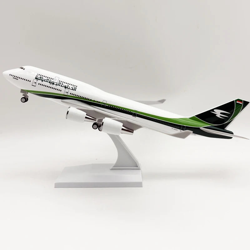 30cm Scale Plane 1/250 B747 Series Model Airplane Toy Resin Diecast Airplanes Building Kit (With Stand) Aviation Toys for Boys
