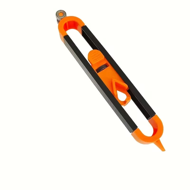 Profile Scribing Ruler Contour Gauge Scribe Tool Woodworking Edge Corner Measuring Adjustable Irregular Curve Contour Ruler