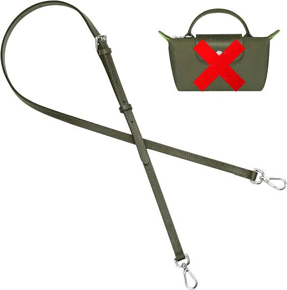 Leather Replacement Crossbody Bag Strap For Longchamp Mini Bag Shoulder Strap Without Punching Modification Bag Accessories