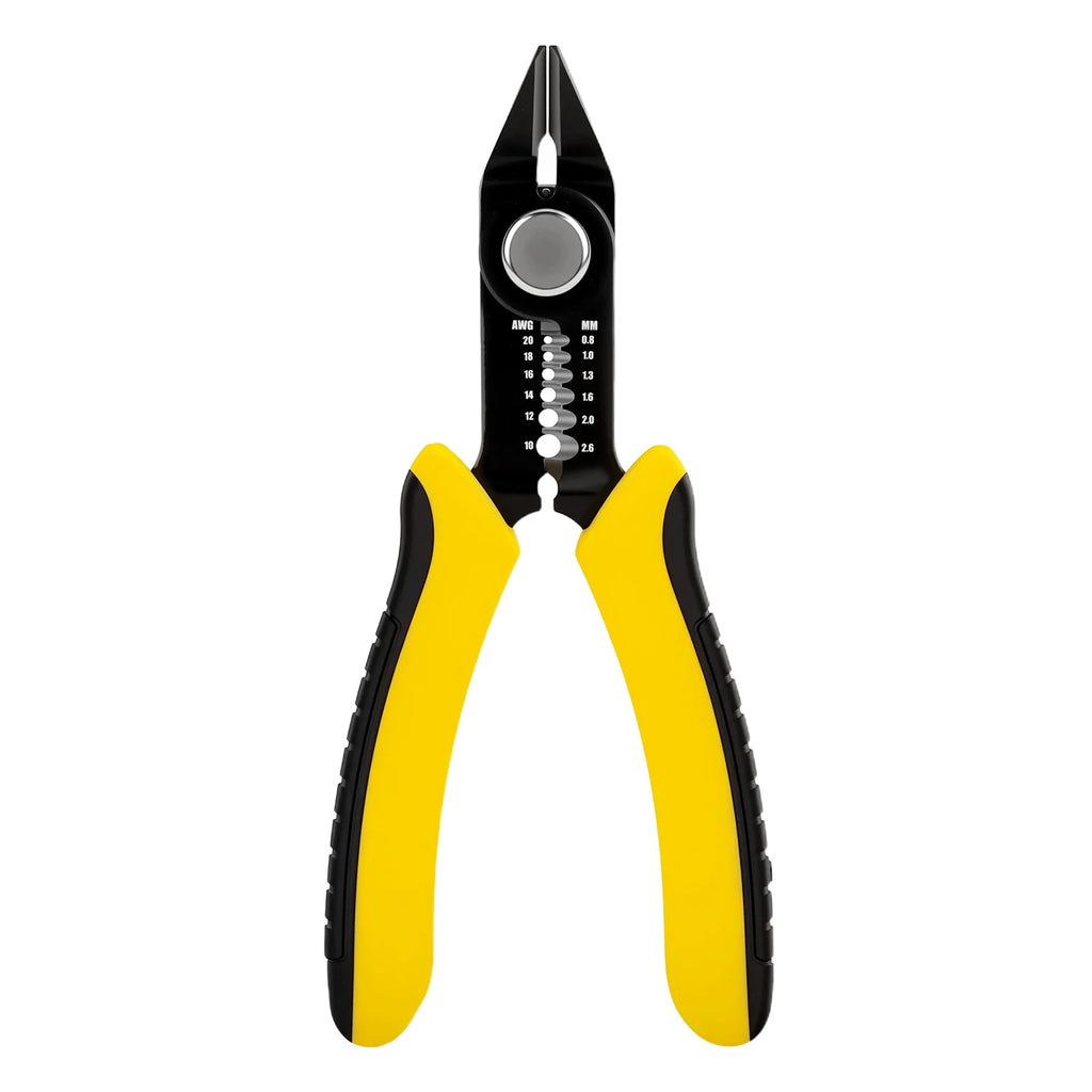 Bomurphy Wire Cutters 5.8-Inch Flush Pliers with Supplementary Stripping, Cutting Pliers, Handy and Slim Diagonal Cutters