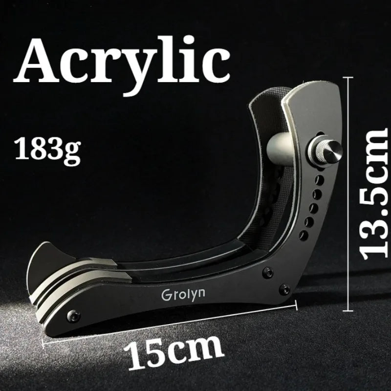 Acrylic Electric Guitar Headrest Non-slip Stable Adjustable Comfortable Electric Guitar Leg Rest Musical Instrument Accessory