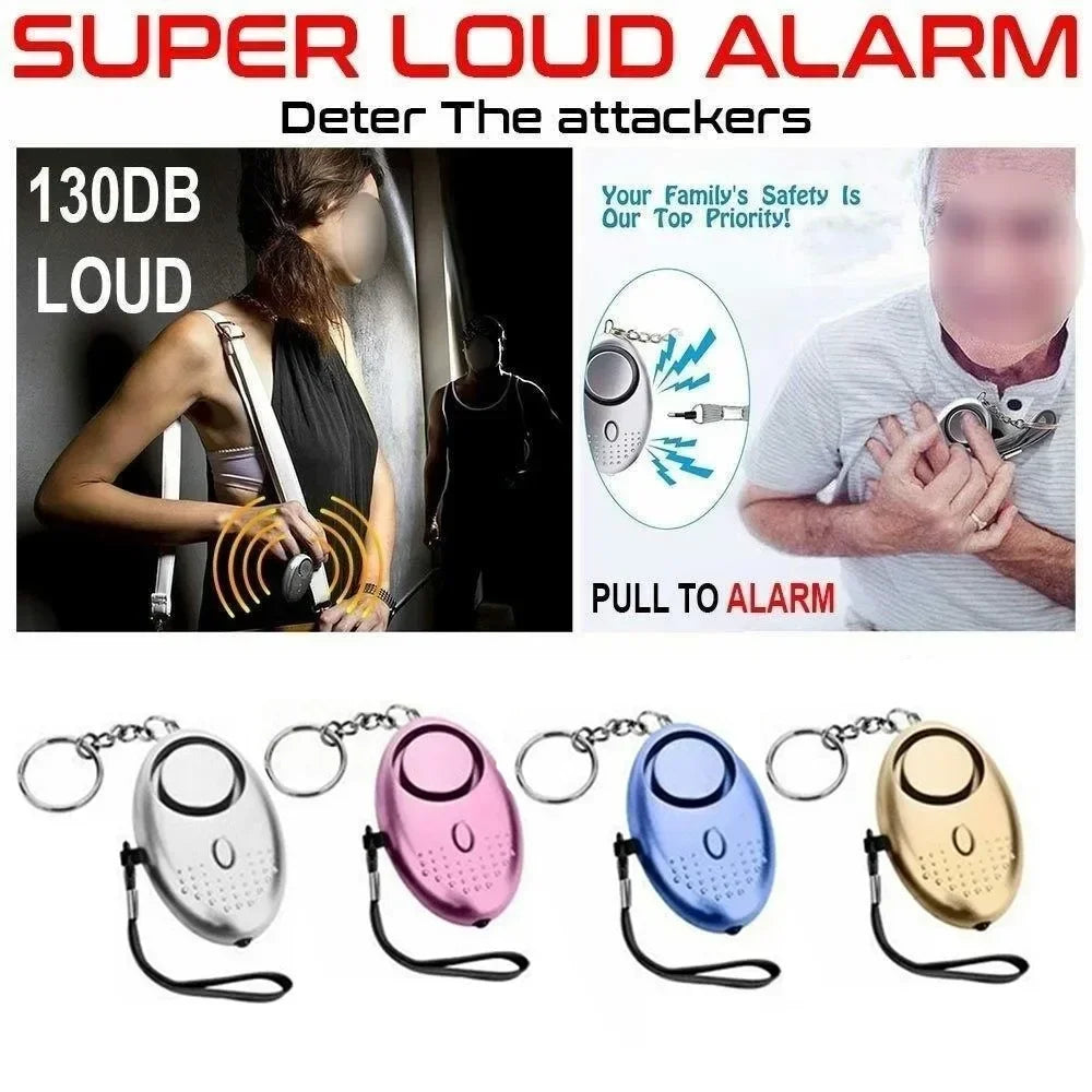 Safe Sound Personal Alarm, 130DB Personal Security Alarm Keychain with LED Lights, Emergency Safety Alarm
