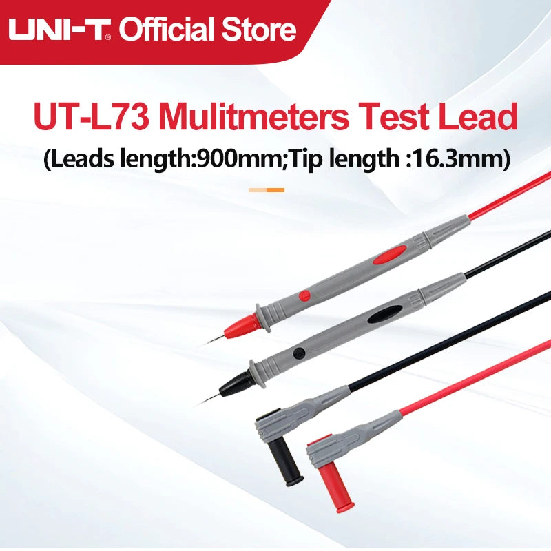 UNI-T Special Tip Test Pen UT-L73  Meter Probe Applies To Most Mulitmeters Universal Interface Electrical Accessories