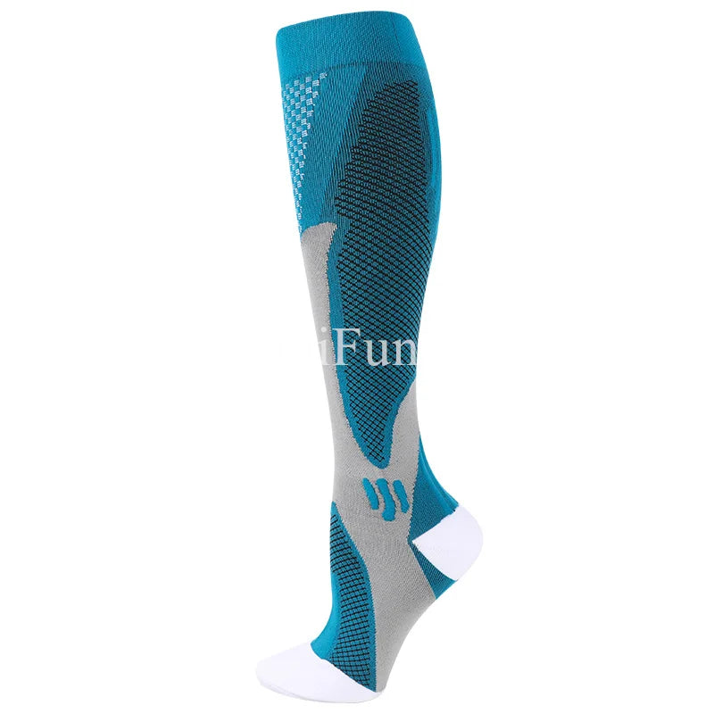1 Pair Compression Socks Women And Men Stockings Best Medical Nursing Hiking Travel Flight Socks Running Fitness Socks