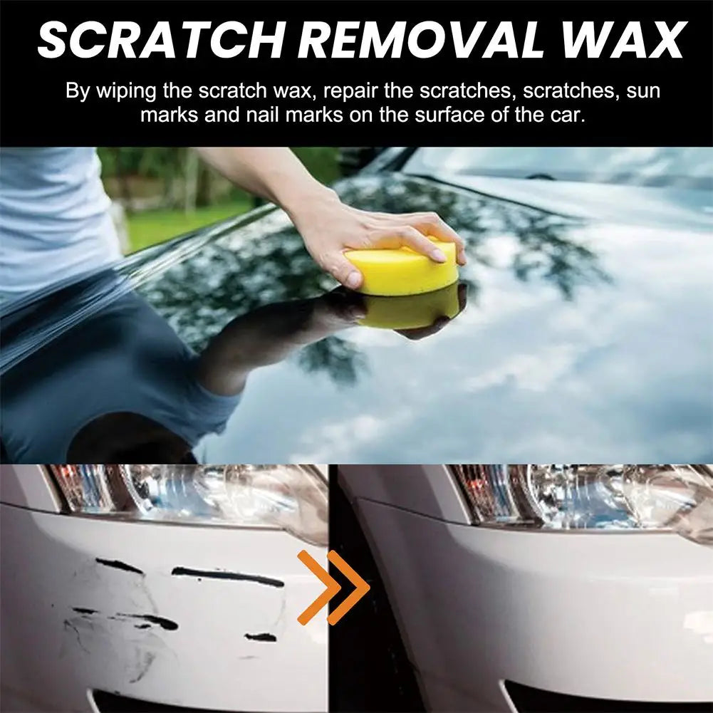 Waterless Car Scratch Repair Wax Quick Fix Light Scuffs Swirl Remover Polish Paste for Vehicle Paint Restoration Maintenance