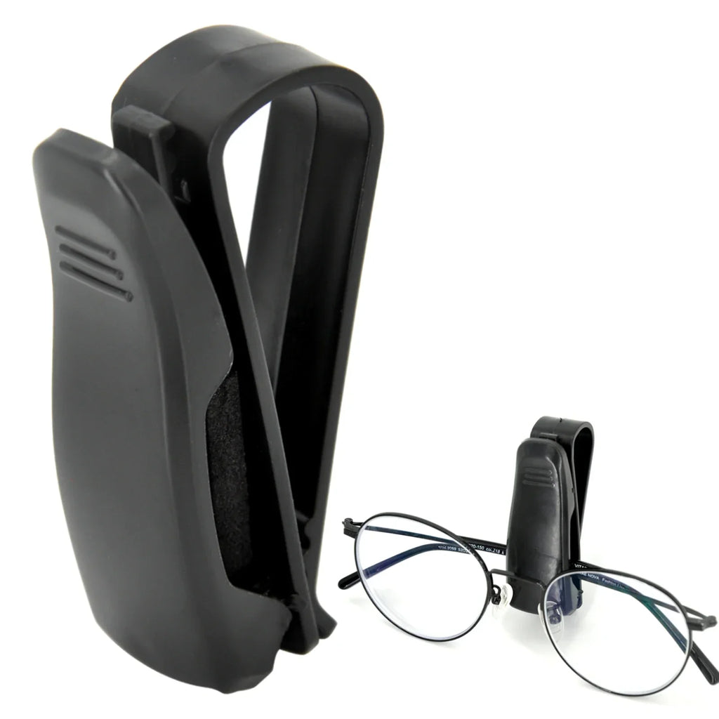 Car Glasses Case Universal Car Sun Visor Glasses Holder Sunglasses Clip Card Ticket Eyeglasses Holder Auto Interior Accessories