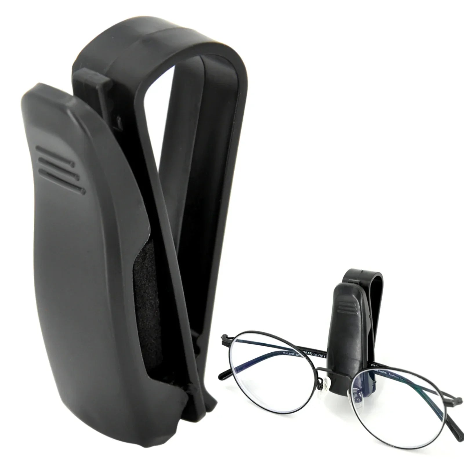 Car Glasses Case Universal Car Sun Visor Glasses Holder Sunglasses Clip Card Ticket Eyeglasses Holder Auto Interior Accessories