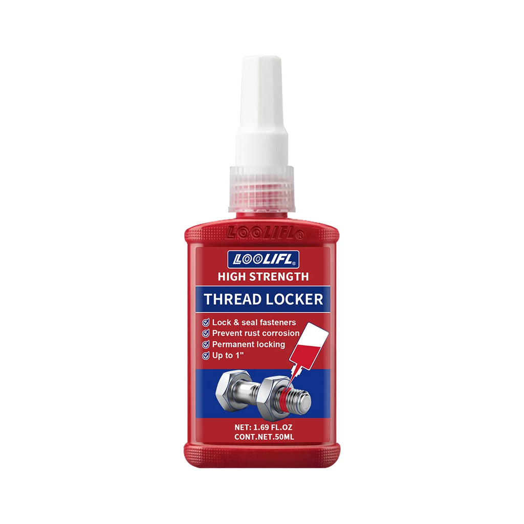 Loolifl243-271 Thread Locking Adhesive, Screw and Nut Sealant, Anti-Loosening, Anti-Vibration, Anti-Rust, Anaerobic Type 10G-50G, Removable and Non-Removable, Pack of Two