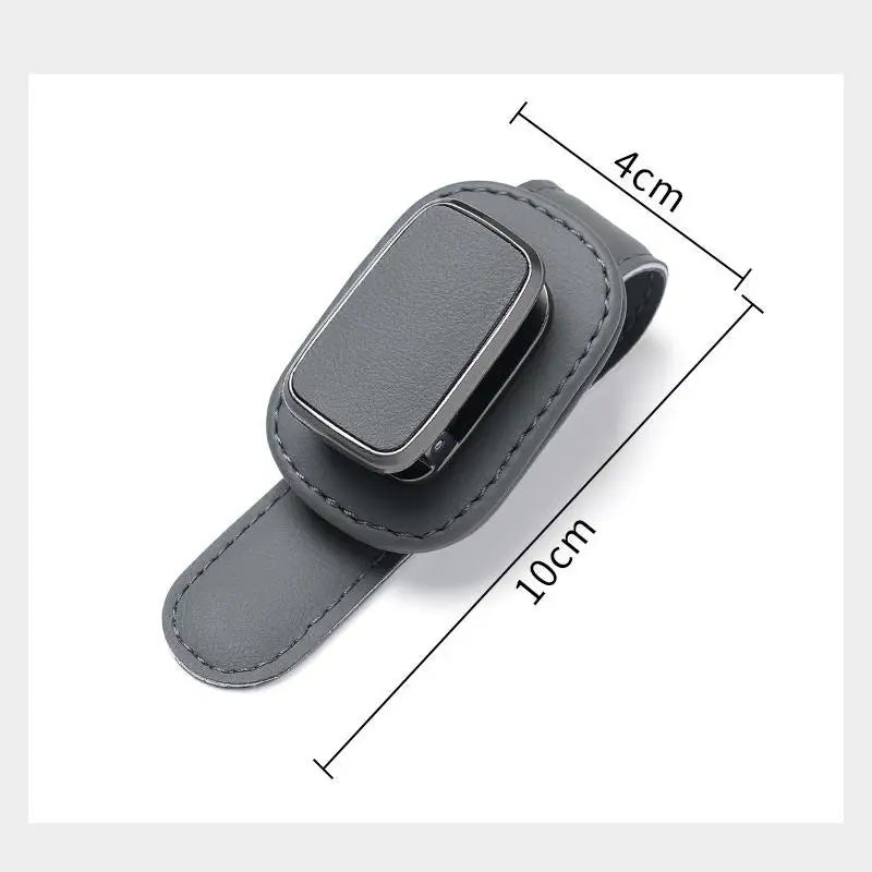 1Pcs Auto Glasses Holder Car Ticket Sunglasses Holder Car Sun Visor Glass Storage Car Interior Supplies