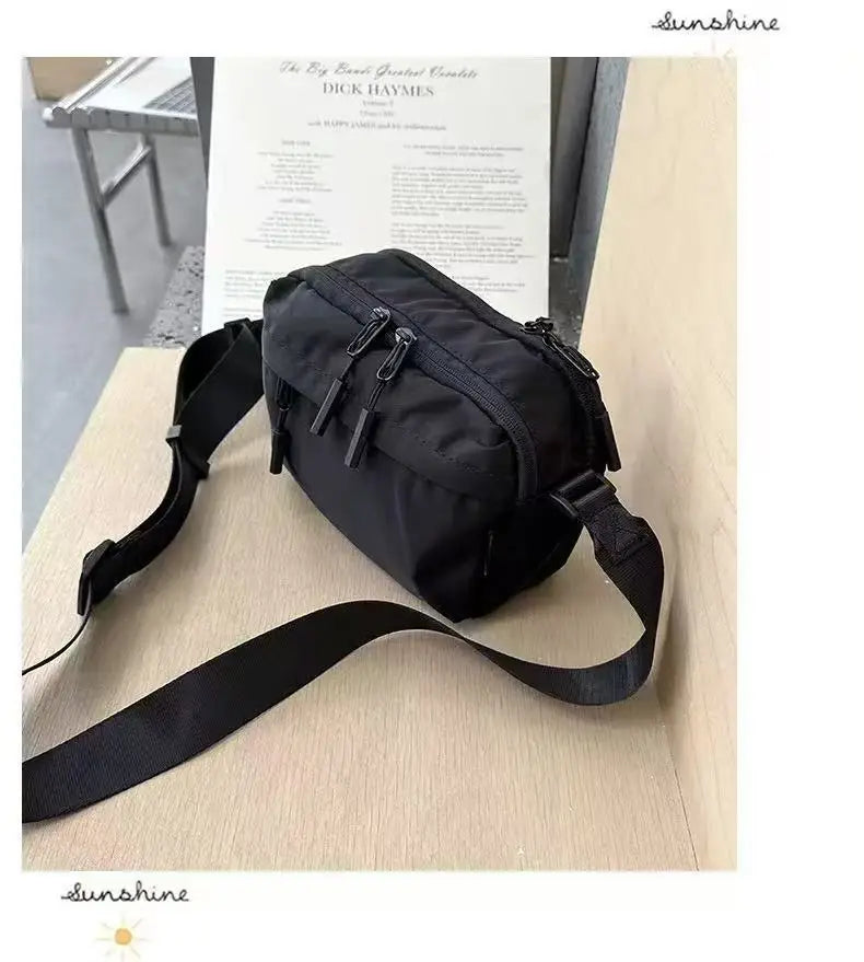 Unisex Commuting Simple Casual Sports Shoulder Bag Nylon Fabric Large Capacity Crossbody Bag