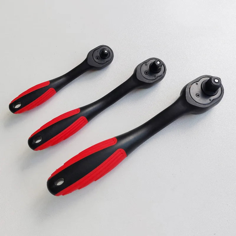 1/4 3/8 1/2 Inch High Torque Ratchet Wrench Reversible Quick Release Socket Wrench for Car Repairs Hand Tool