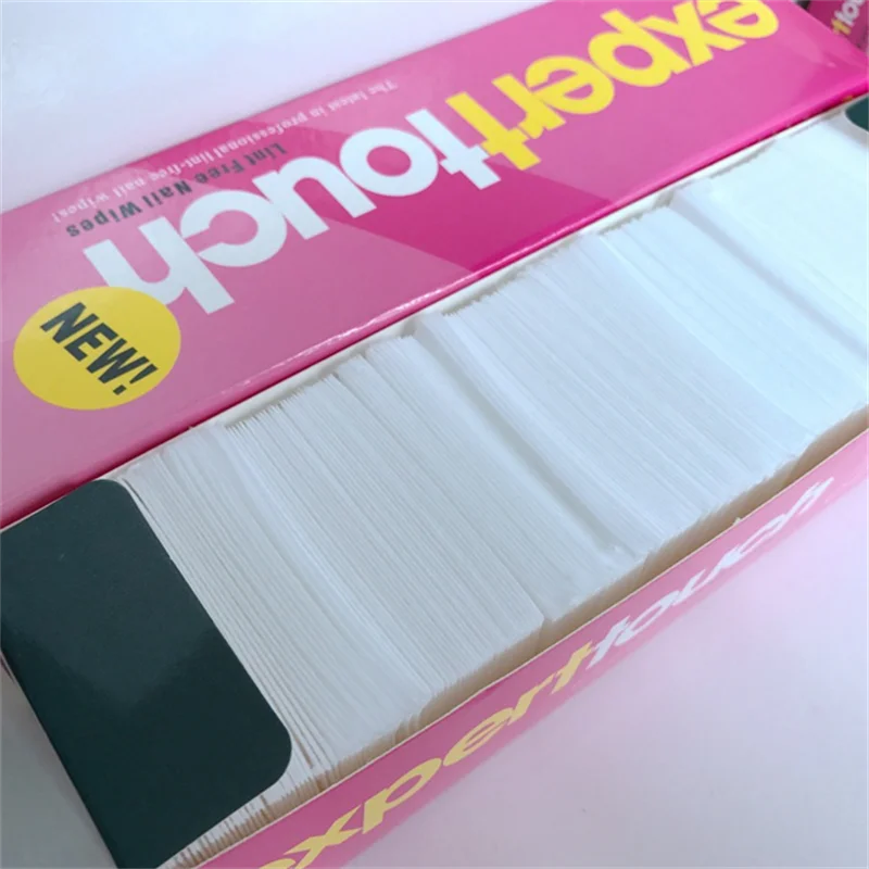 1/2/5/10 Box Nail Polish Remover Wipes Napkins Lint-Free Nail Wipe Cotton Pad For Nail Art Gel Polish Remover Manicure Tool