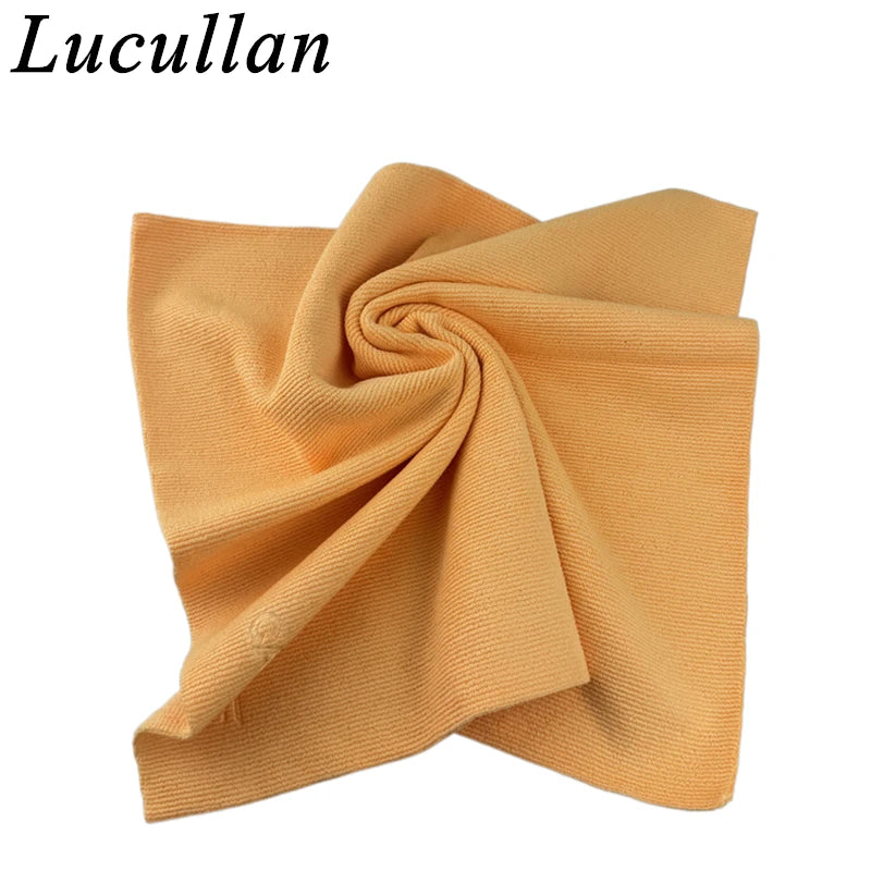 Export Material Orange Pearl Microfiber Ceramic Coating Towel Sealant Removal Interior Cleaning Cloth