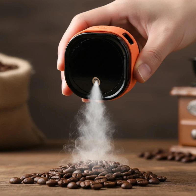 Mini Coffee Bean Atomizer Rechargeable Electric Sprayer Magnetic Base Anti-Static Automatic Spray Bottle Espresso Machine