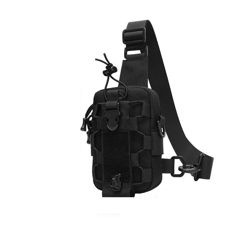 Tactical Sling Front Chest Bag Outdoor Water Bottle Pouch Hiking Trekking Phone Crossbody Climbing Shoulder Backpack Fanny Pack