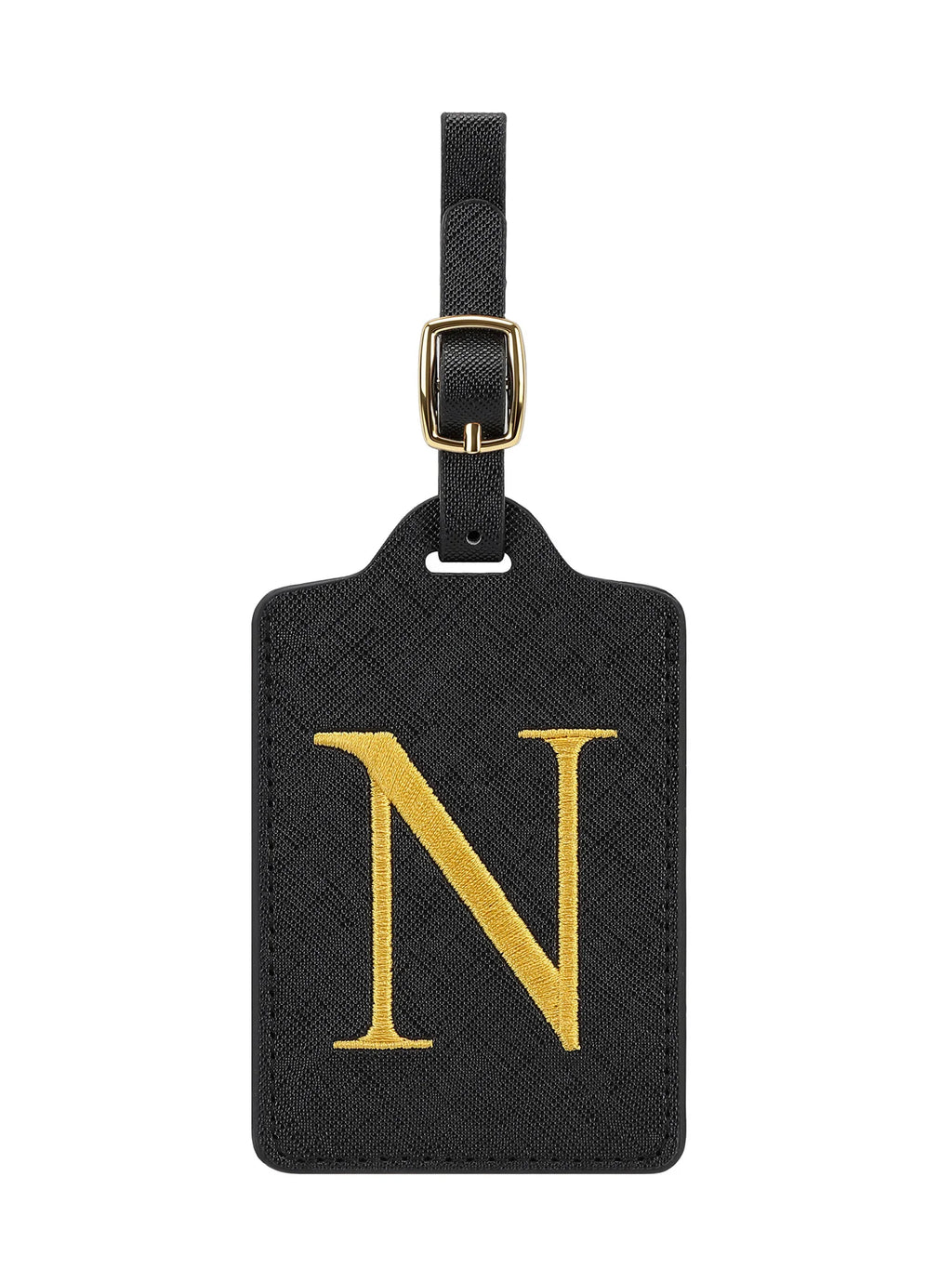 Premium Leather Business Luggage Tag Luggage Address Label Carry-on Luggage Label Name ID and Address Folder Travel Accessories