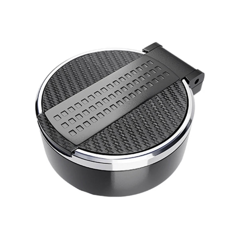 Compact Car Ashtray with Lid Odor Resistant Cigarettes holders Vehicle Cupholder  Ashtray ABS for Car Cup holders