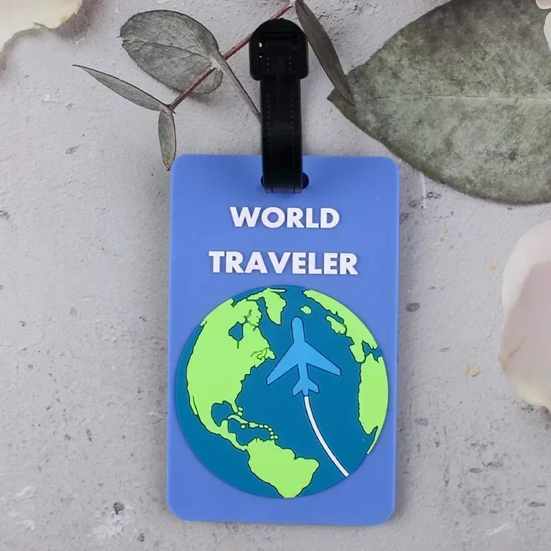 New Travel Luggage Tag ID Address Holder Suitcase Name Labels Boarding Pass Travel Accessories