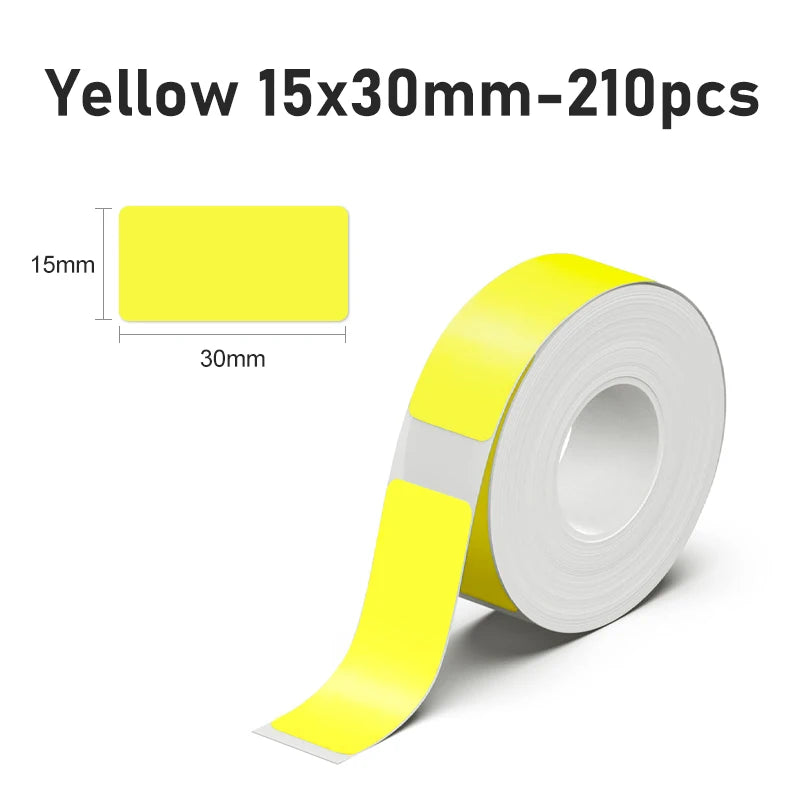 Marklife P15 Thermal Label Sticker Label Paper Tape For Mini Thermal Printer White Color Self-adhesive Paper For P12 Q30 Printer