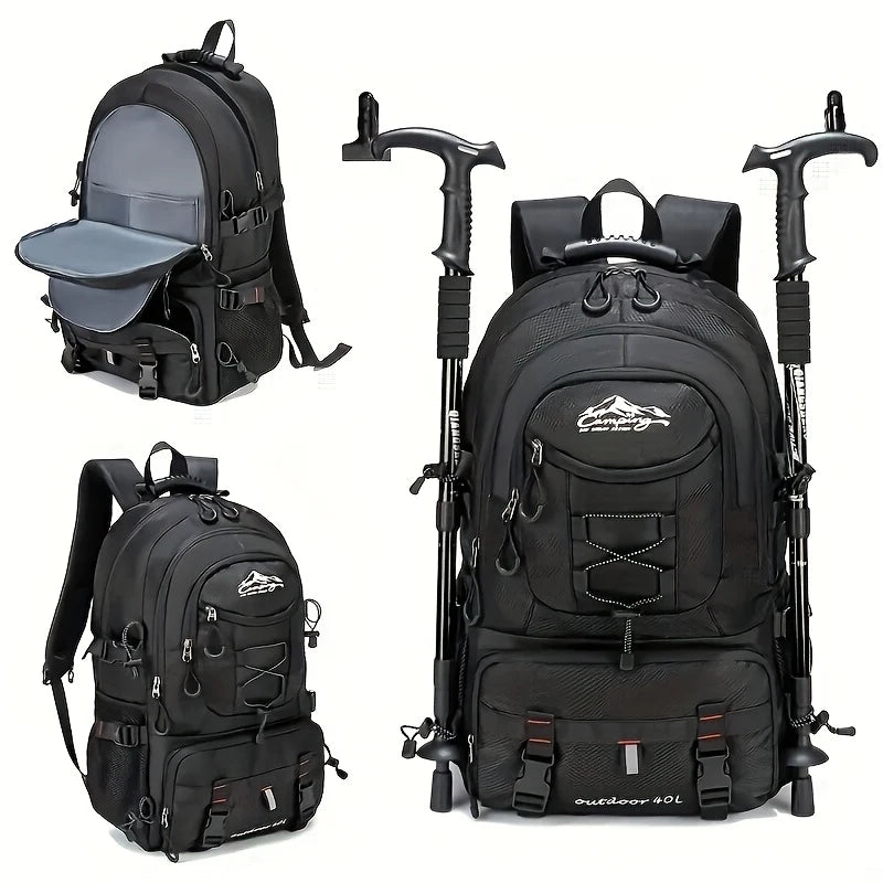 40L hiking backpack, lightweight camping bag, perfect for outdoor hiking and daily use