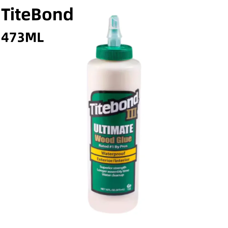 Titebond I II III Wood Glue Professional Strong Bond Adhesive Waterproof Interior Exterior Woodworking Glue