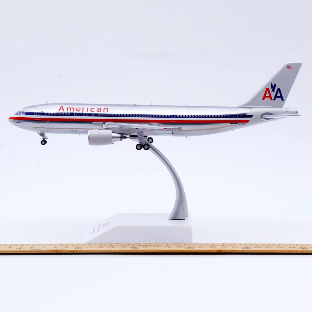 XX20013 Alloy Collectible Plane Gift JC Wings 1:200 American Airlines Airbus A300-600R "Polished" Diecast Aircraft Model N70074