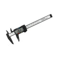 Digital Vernier Caliper 150mm Electronic Measuring Tool Carbon Fiber Ruler for Student Classroom Home Office Precision Gauge