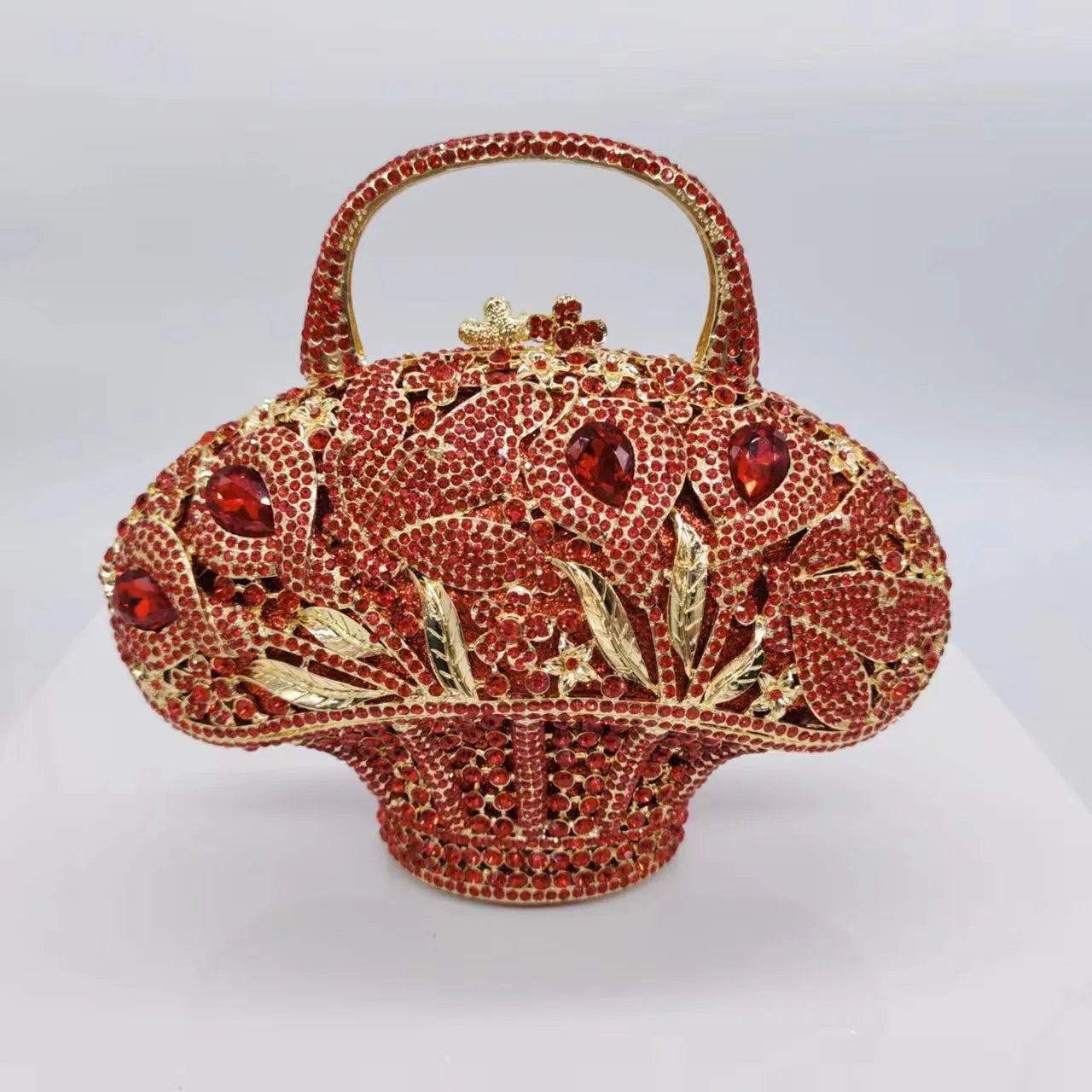 Sparkling Party Bags Luxury Banquet Wedding Engagement Full Diamond Crystal Bag Girl Birthday Photo Clutch Bag Rhinestone Purse