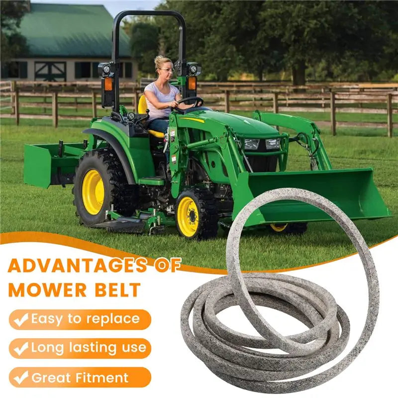 Efficient Deck Belt GX21833 Fits For GX20571 D140 D150 L120 Mower (1/2 X141)
