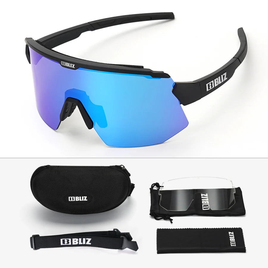 B Bliz Breeze Style Polarized Cycling Sunglasses UV400 Photochromic Outdoor Glasses for Men Women Anti-Slip for Climbing Hiking