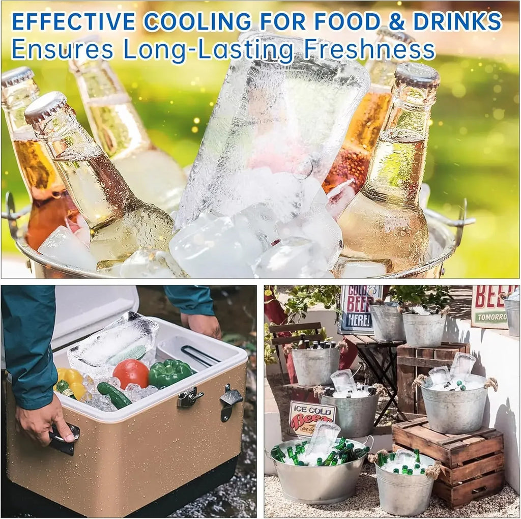 Extra Large Silicone Ice Cube Molds Reusable Giant Ice Brick Maker Food Grade Silicone Baking Bread Mold Kitchen Accessories