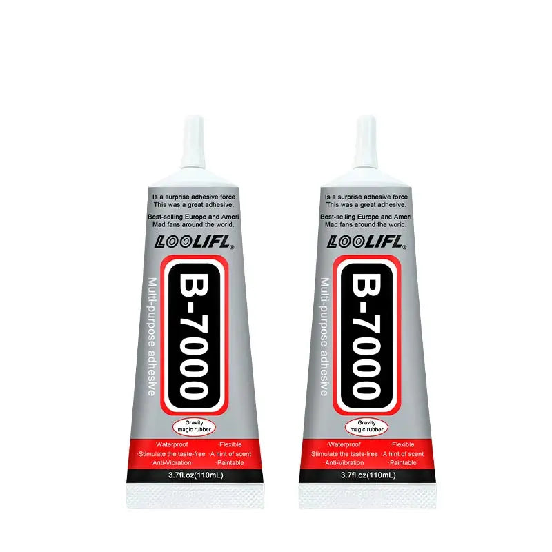 B7000 Super Clear Quick Dry Adhesive Black Contact Cell Phone Tablet Repair Adhesive Maintenance Back Cover Medium Repair