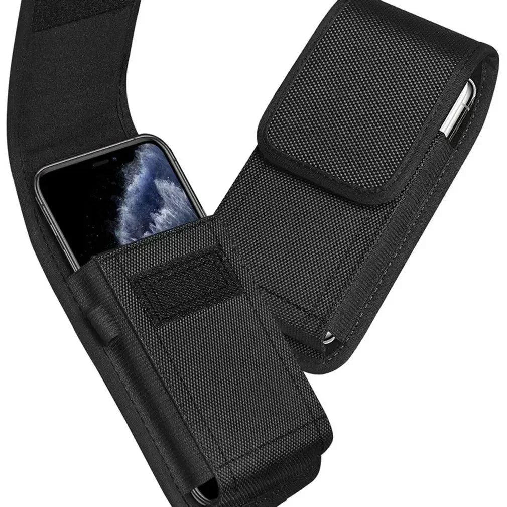 1Pc Tactical Nylon Phone Holster Waist Pack With Buckle Portable Card Wallet Outdoor Sports Tool Carry Pouch