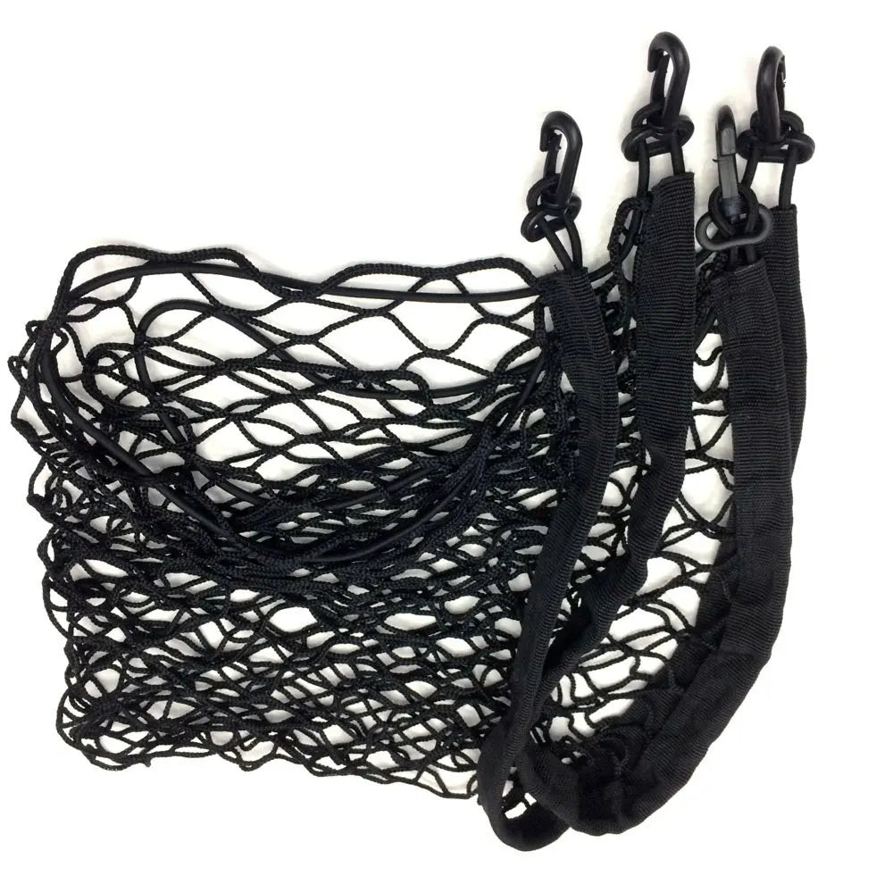 Car Trunk Cargo Net with 4 Hooks Adjustable Car Net Elastic Trunk Cargo Organizer Nylon Net Universal Car Accessory 60x110cm