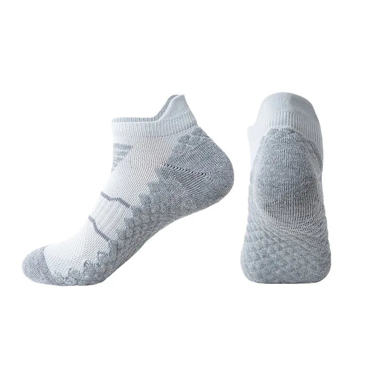 Women's sports socks, badminton socks, moisture-wicking massage socks, running socks, breathable, odor-resistant, shock-absorbin