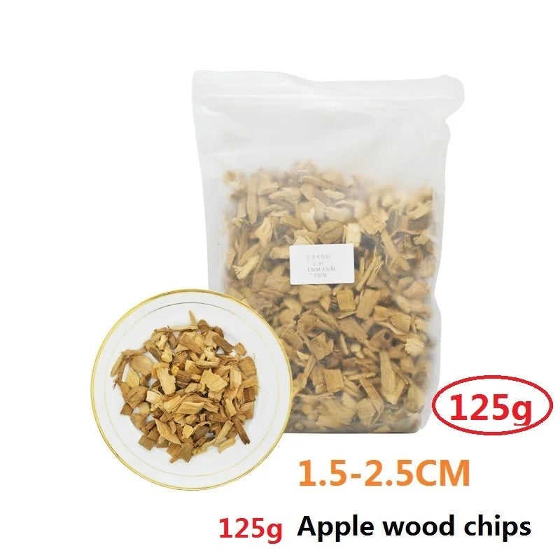 125g-450g Natural Apple Wood Pellets for Smokers Wood BBQ Pellet Barbecue Chunks Pieces Grills BBQ Bake Roast Bacon Meat Fish