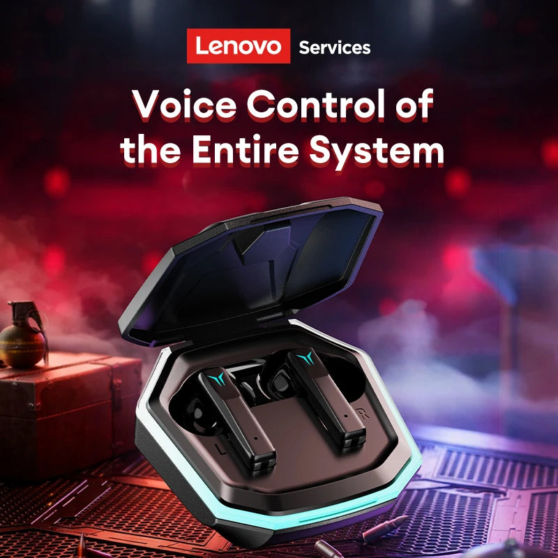 New Lenovo GT105 Wireless Bluetooth Earphone ANC Noise Reduction HiFi Music Bluetooth Headphone Gaming Fashion Bluetooth headset