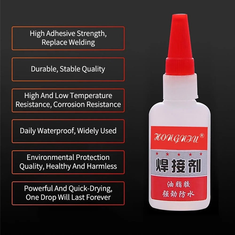 Versatile Strong Adhesive Glue 20ml 50ml Quick Drying for Shoes Tires PVC and More Multi Purpose Repair