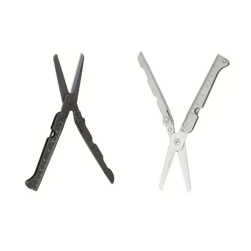 Outdoor Portable folding stainless steel multifunctional scissors camping, hunting, fishing multifunctional Outdoor small tool