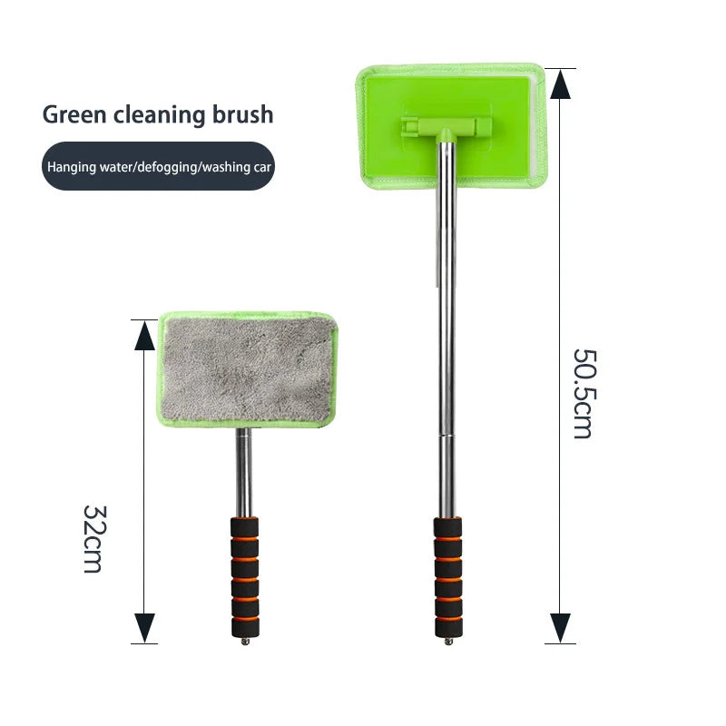 Car Front Windshield Defogging Brush Telescopic Long handle Car Household Glass Clean Brushes Dust Remover Tool 2025 New