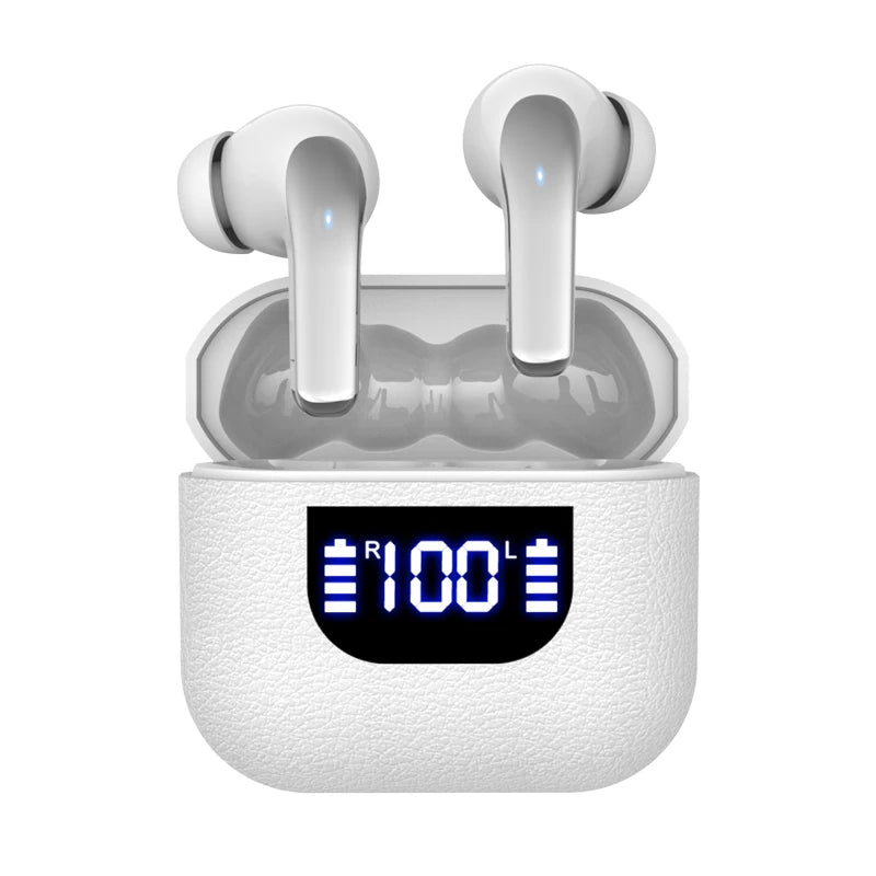 Wireless Bluetooth earphones, intelligent noise cancelling microphone, 48H battery life, heavy bass wireless earphones