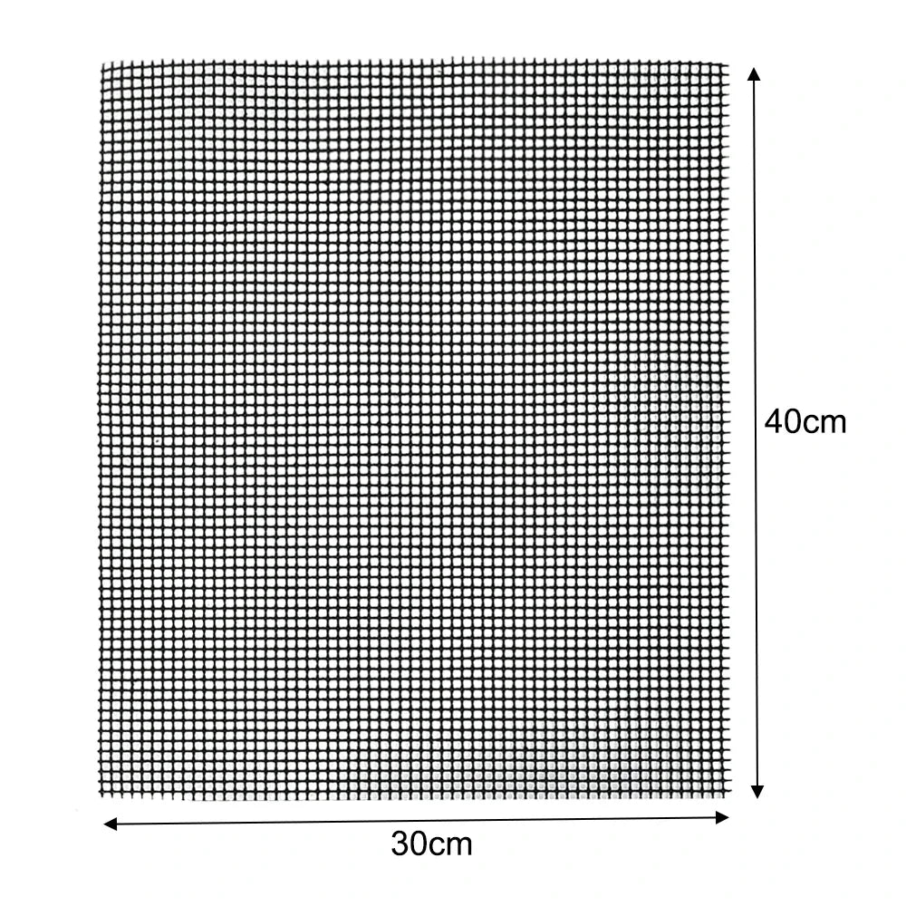 Non-Stick BBQ Grid Pad High Temperature Resistant Barbecue Mesh Reusable Easily Cleaned Cooking Pads Baking Grill Tool 40x30cm