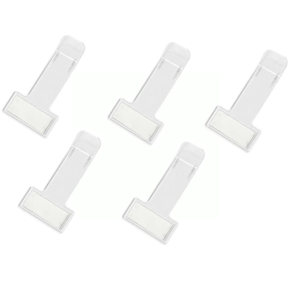 Car Window Fastener Stickers Plastic Ticket Holder Transparent Temporary Parking Business Card Holder Car Interior Accessories