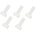 Car Window Fastener Stickers Plastic Ticket Holder Transparent Temporary Parking Business Card Holder Car Interior Accessories